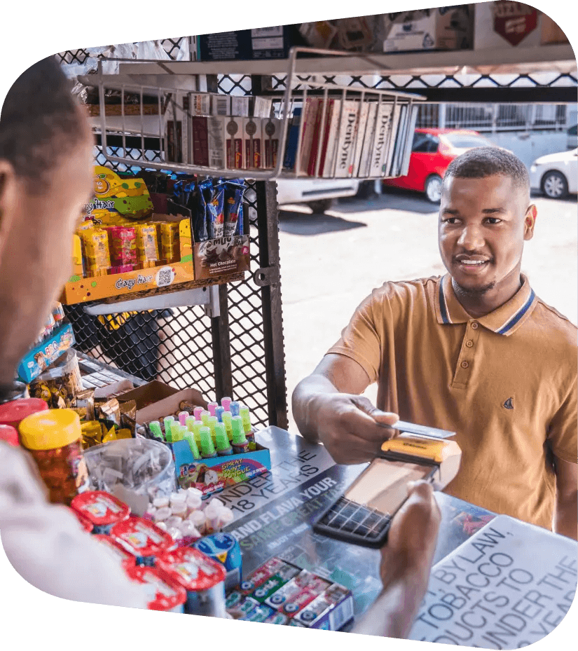 Shop owner using iK Flyer