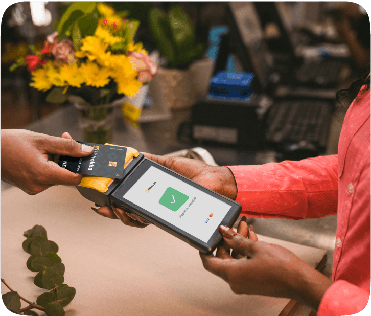 iK Flyer with card tapping