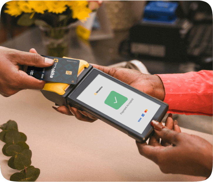 iK Flyer with card tapping